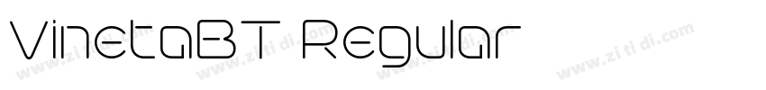 VinetaBT Regular字体转换 VinetaBT Regular字体转换